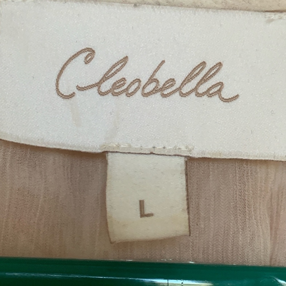 Cleobella Blush Ruffle Mini Dress – Size L - Picture 2 of 11